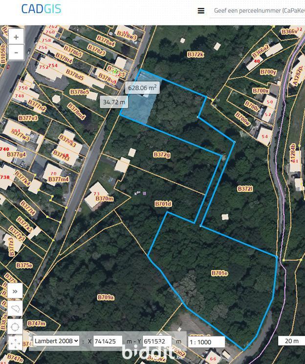 Terrain de 8643 m2 à vendre sur Liège (ex-Wandre)
